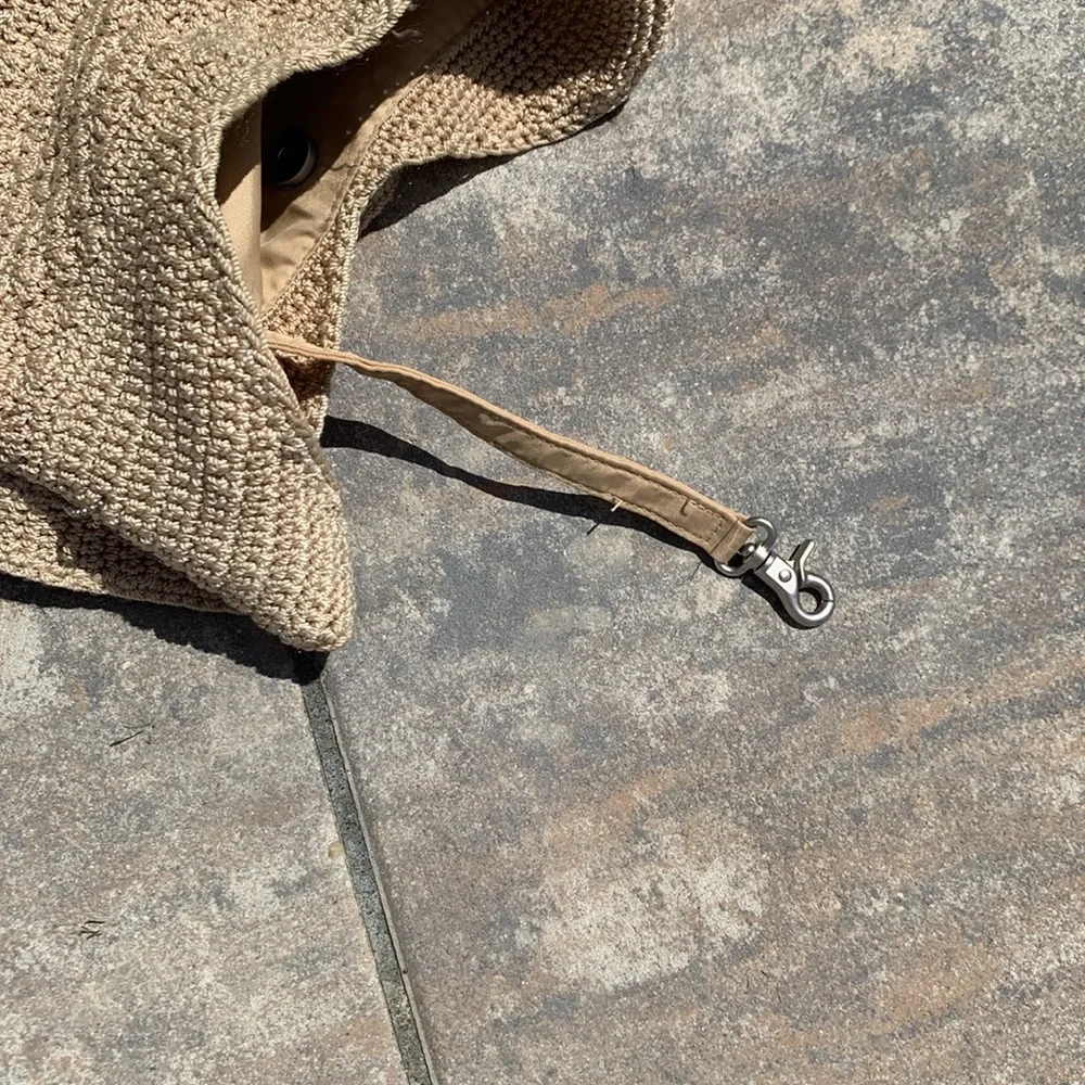 Classics The Sac Hobo Crochet Bag in cream color - Picture 5 of 10